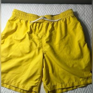 Ralph Lauren polo men’s swim trunks size small‎ color yellow